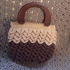 Handmade Croquet Purse